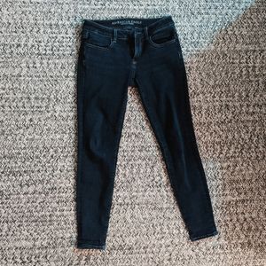 American Eagle Dark Wash Denim X4 Jeggings